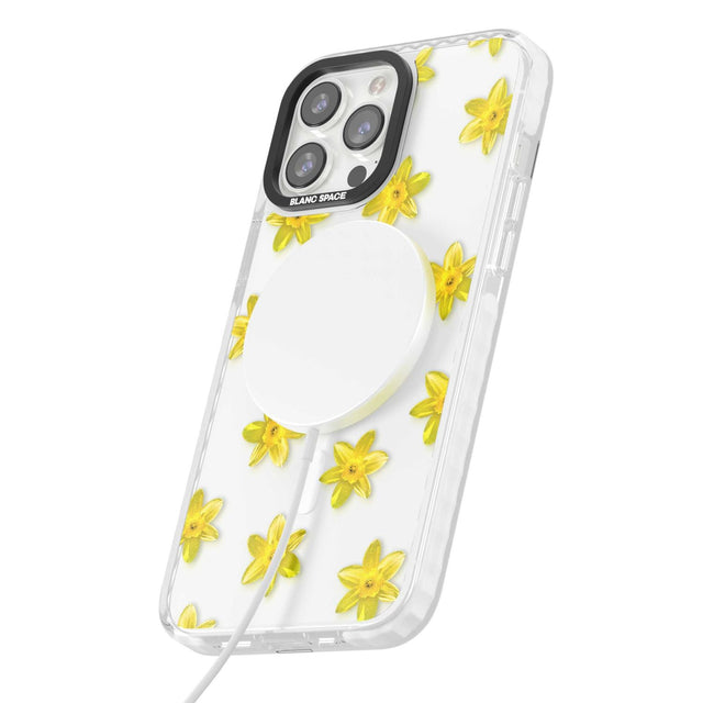 Daffodils Transparent Pattern