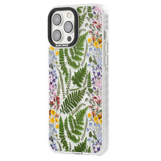 Busy Floral and Fern Design