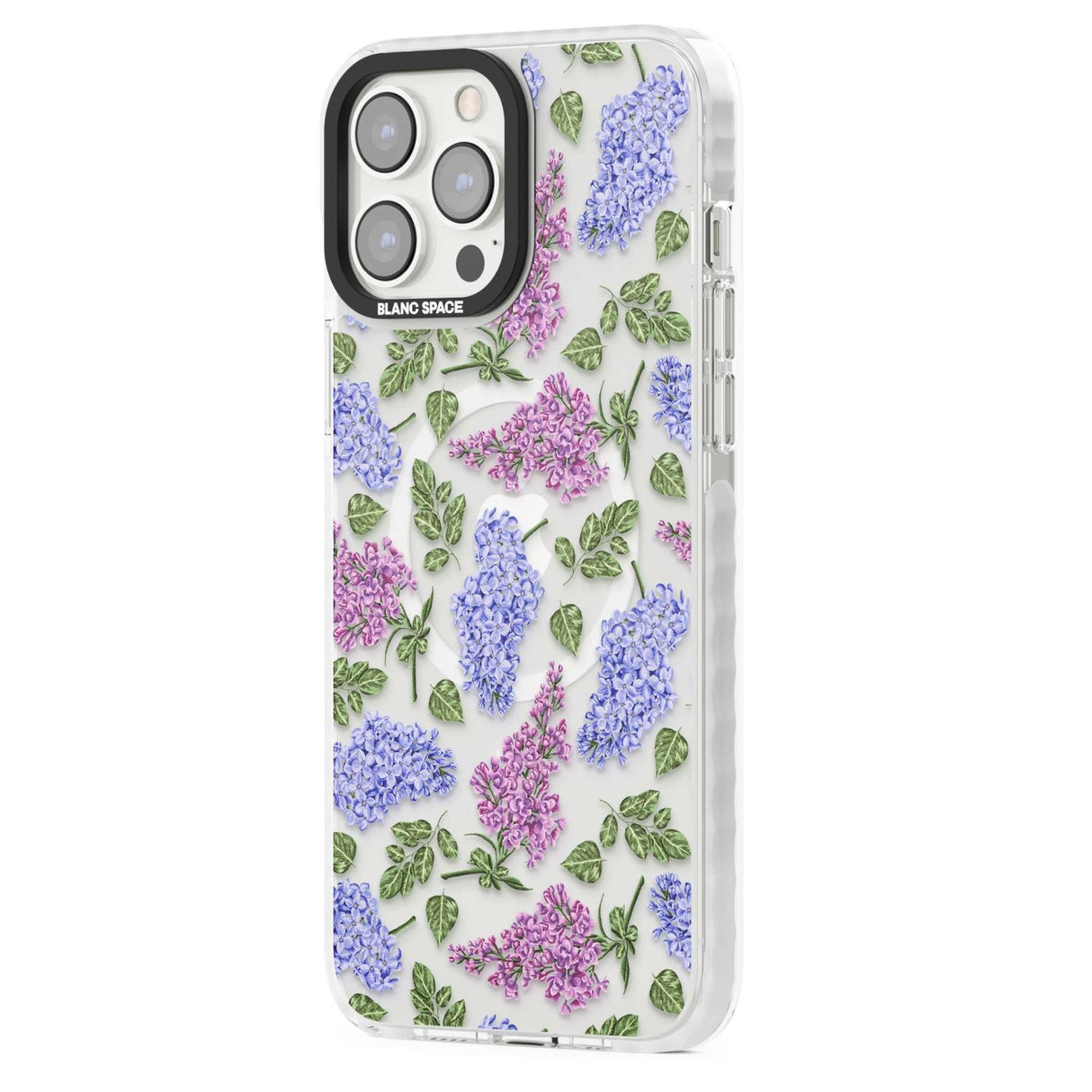 Purple Blossoms Transparent Floral