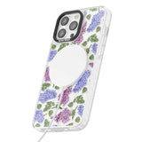 Purple Blossoms Transparent Floral