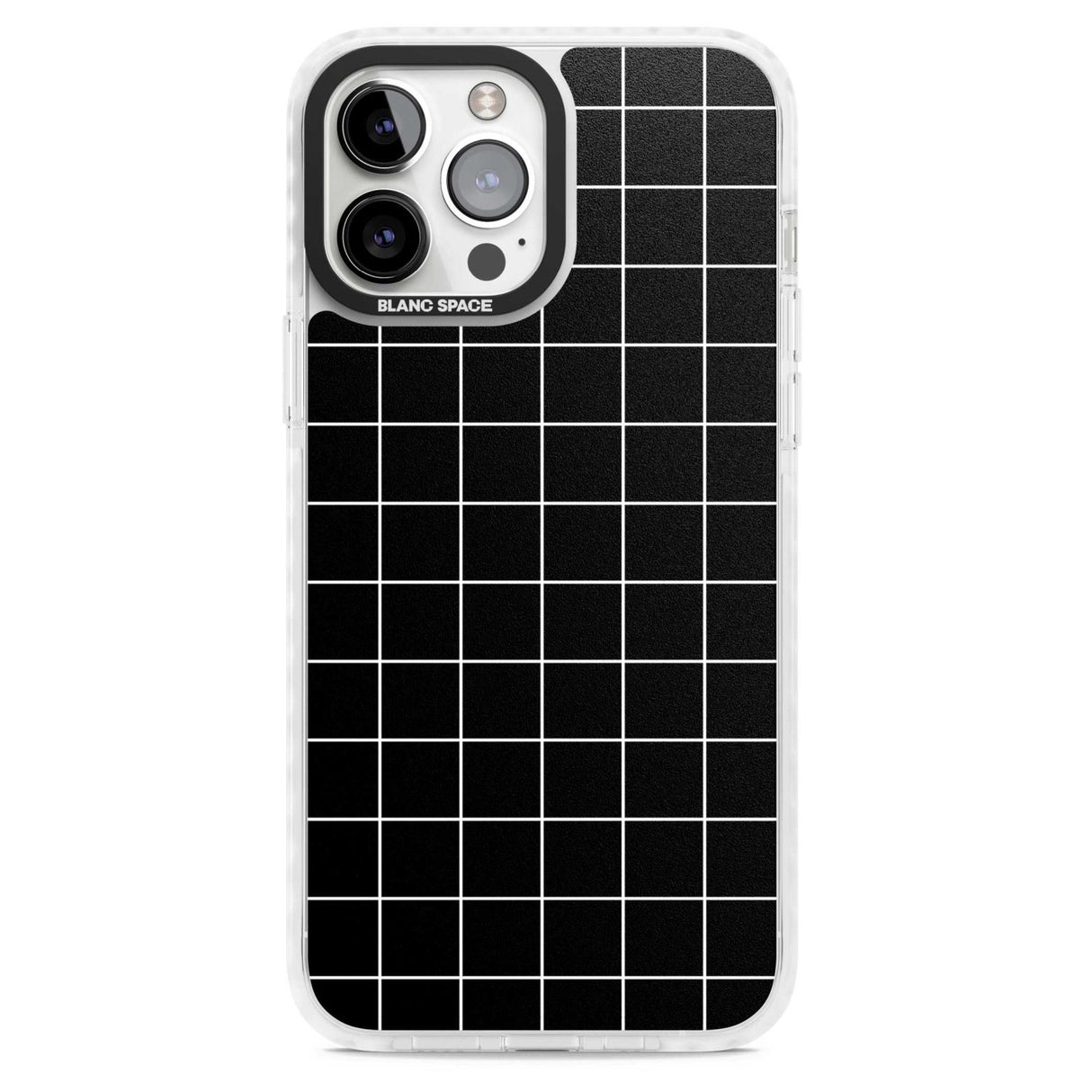 Simplistic Large Grid Pattern Black