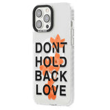 Don't Hold Back Love - Orange & Black