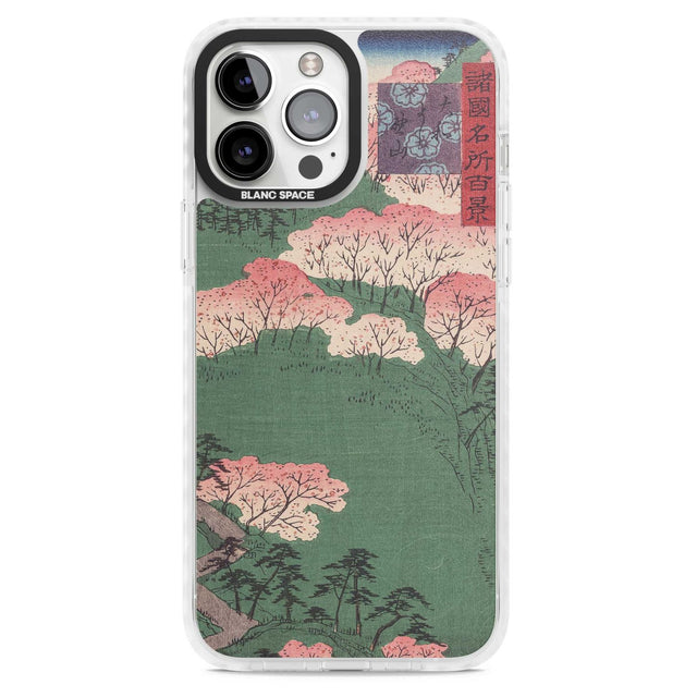 Japanese Illustration Cherry Blossom Forest