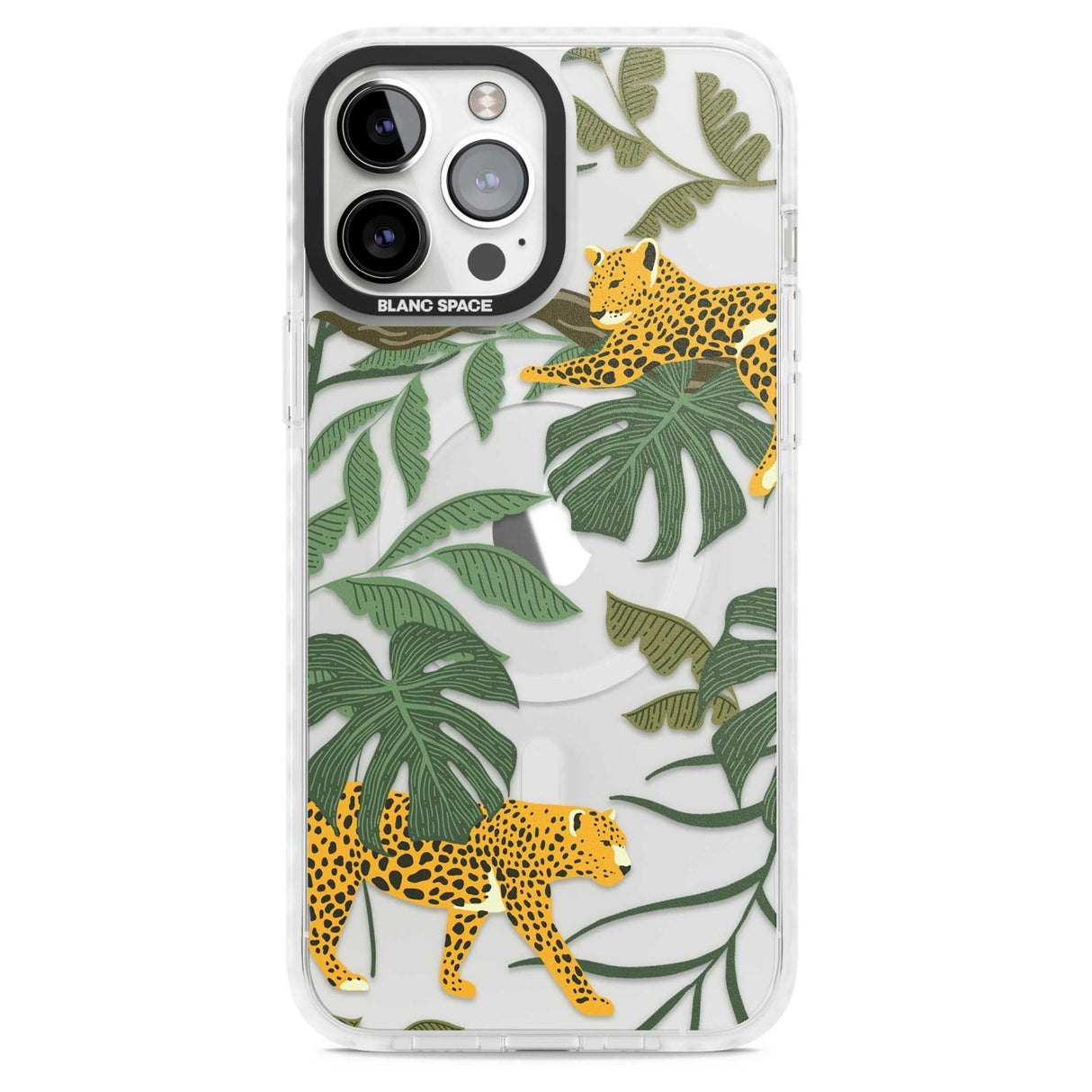 Two Jaguars & Foliage Jungle Cat Pattern