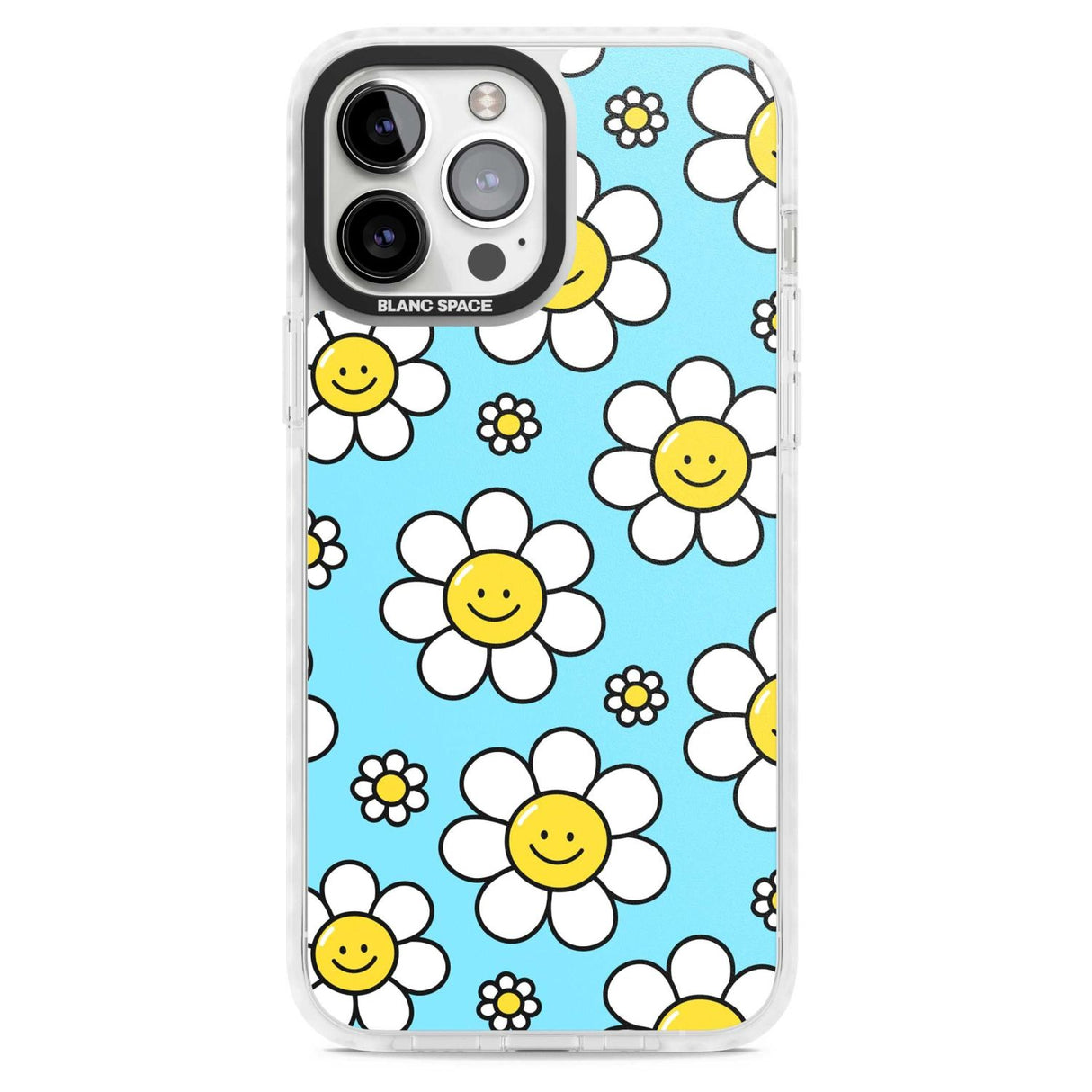 Daisy Faces Kawaii Pattern