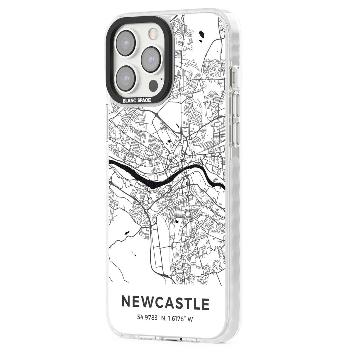 Map of Newcastle, England