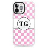 Personalised Monogrammed Pink Check