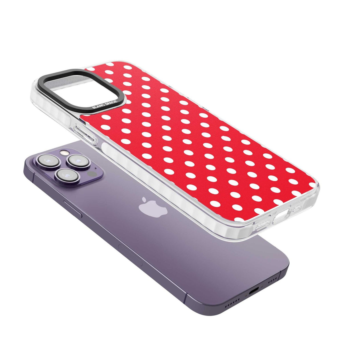 Designer Lava Red Polka Dot