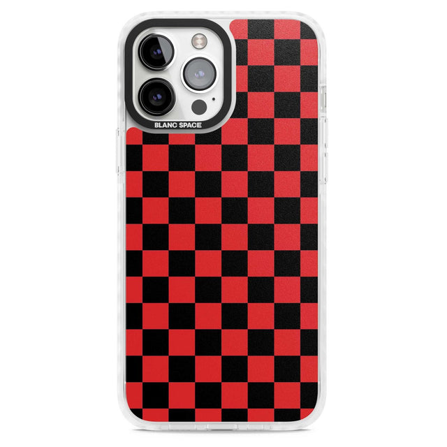 Red Black Checkered