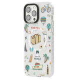 Cute Travel Pattern Transparent