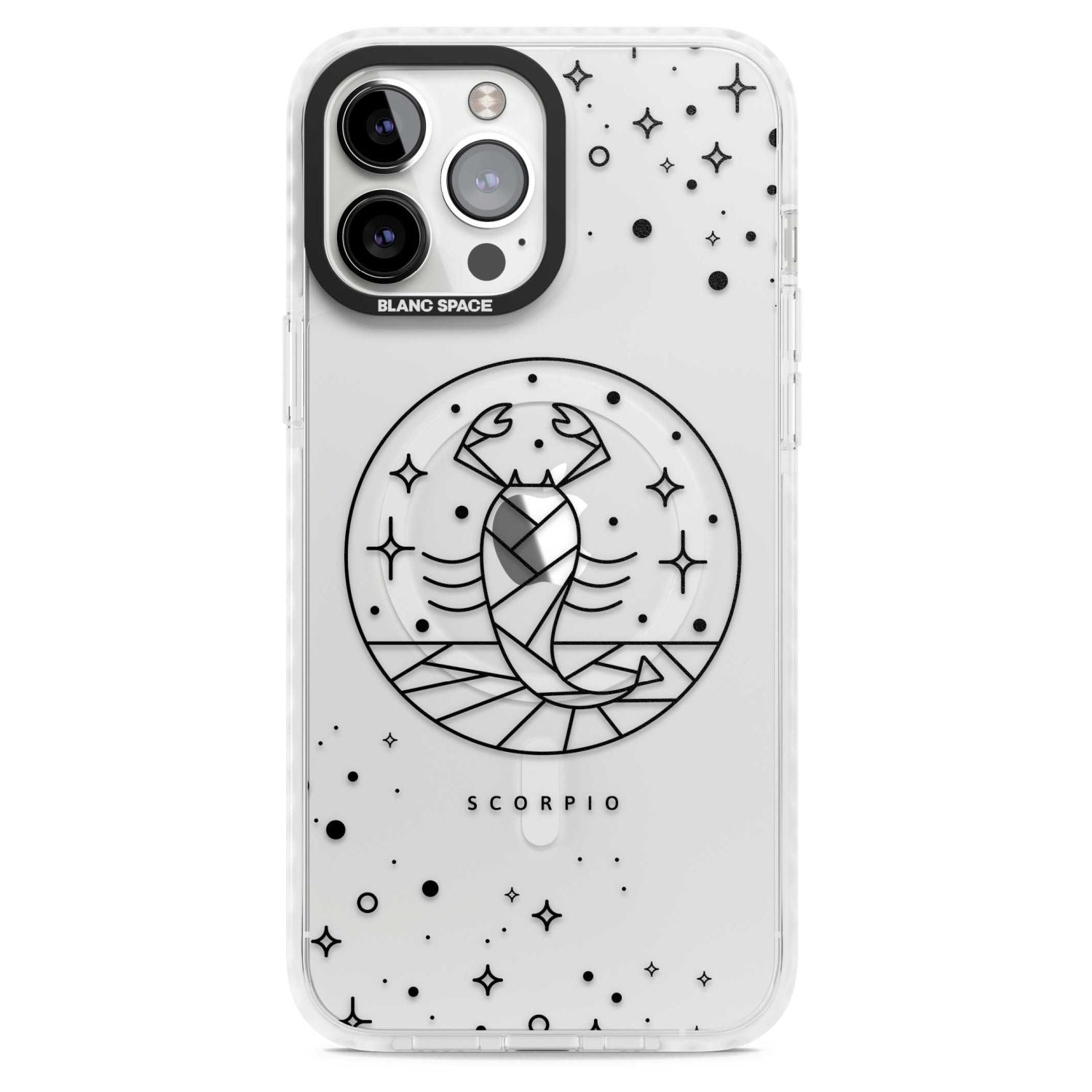 Scorpio Emblem Cosmic Design