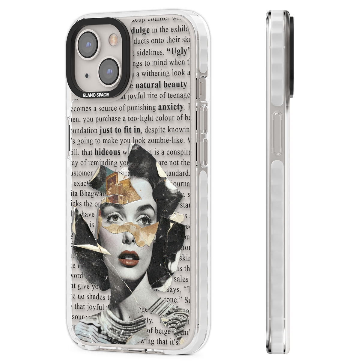 Beauty is Within Clear Impact Phone Case for iPhone 13, iPhone 14, iPhone 15