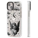 Celestial Cherub Clear Impact Phone Case for iPhone 13, iPhone 14, iPhone 15