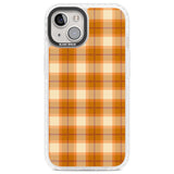 Pumpkin Plaid Clear Impact Phone Case for iPhone 13, iPhone 14, iPhone 15