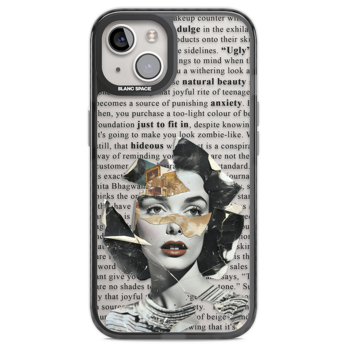 Beauty is Within Black Impact Phone Case for iPhone 13, iPhone 14, iPhone 15