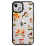 Fall Forest Friends Black Impact Phone Case for iPhone 13, iPhone 14, iPhone 15