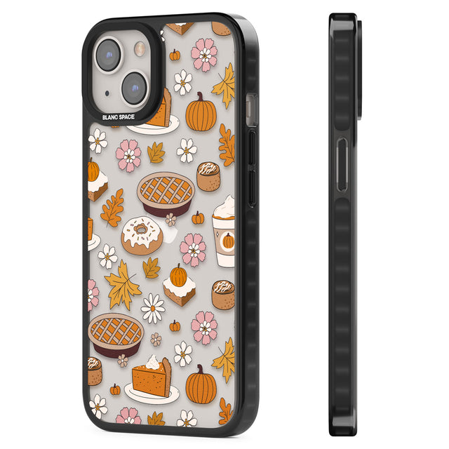 Pumpkin Pie & Autumn Treats Black Impact Phone Case for iPhone 13, iPhone 14, iPhone 15