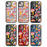 Vibrant Shrooms Black Impact Phone Case for iPhone 13, iPhone 14, iPhone 15