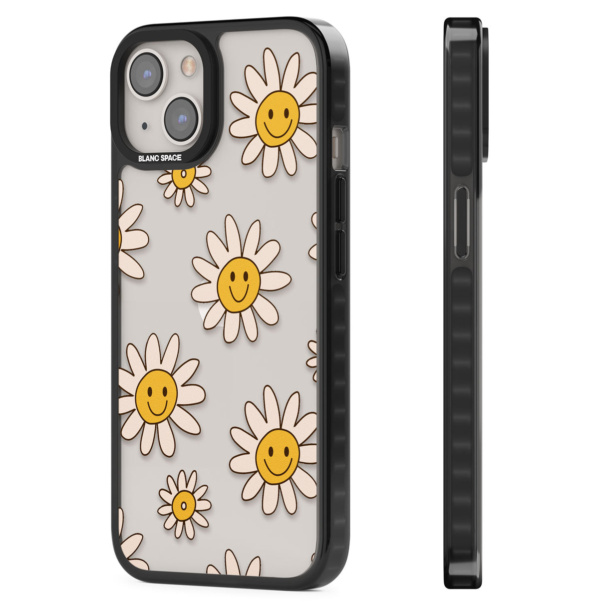 Daisy Faces Black Impact Phone Case for iPhone 13, iPhone 14, iPhone 15