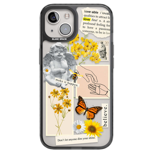 Yellow Wildflower Collage
