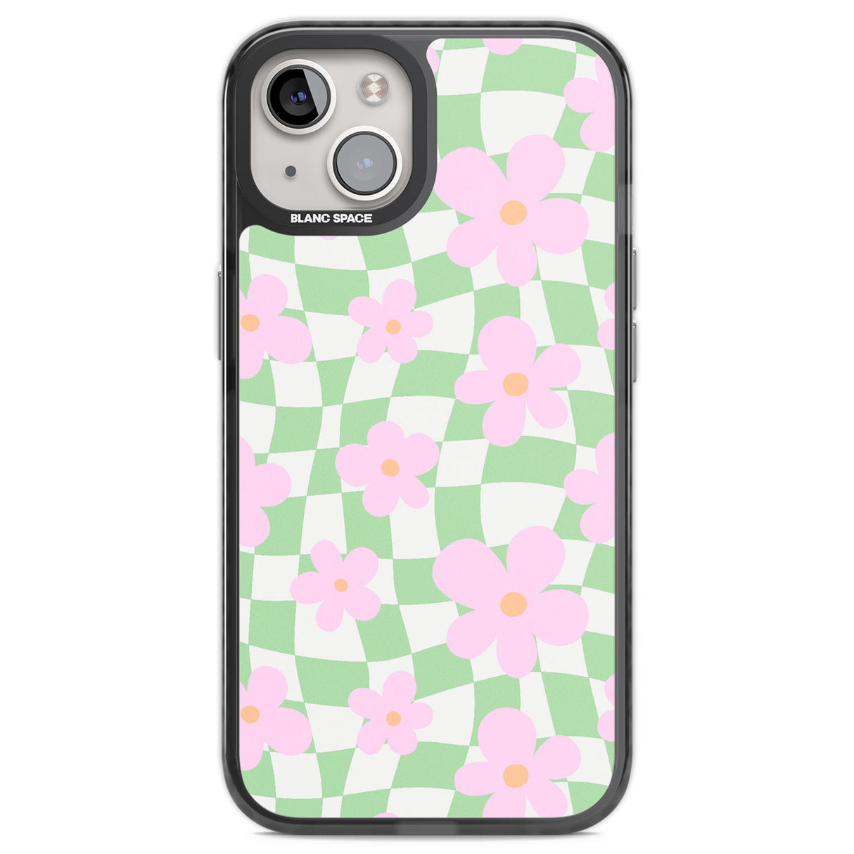 Spring Picnic Black Impact Phone Case for iPhone 13, iPhone 14, iPhone 15