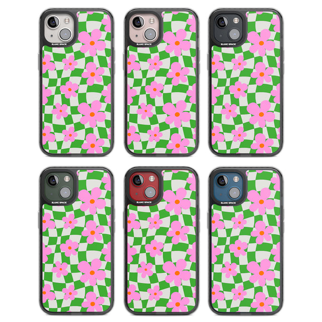 Spring Picnic Black Impact Phone Case for iPhone 13, iPhone 14, iPhone 15