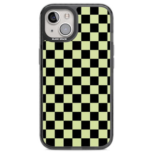 Black & Lime Check