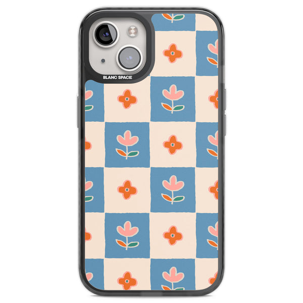 Vintage Bloom Checkered