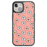 Peachy Daisy Smiles Black Impact Phone Case for iPhone 13, iPhone 14, iPhone 15