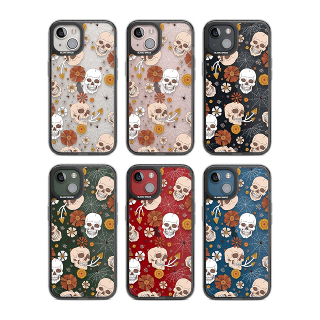 Halloween Skulls and FlowersPhone Case for iPhone 14