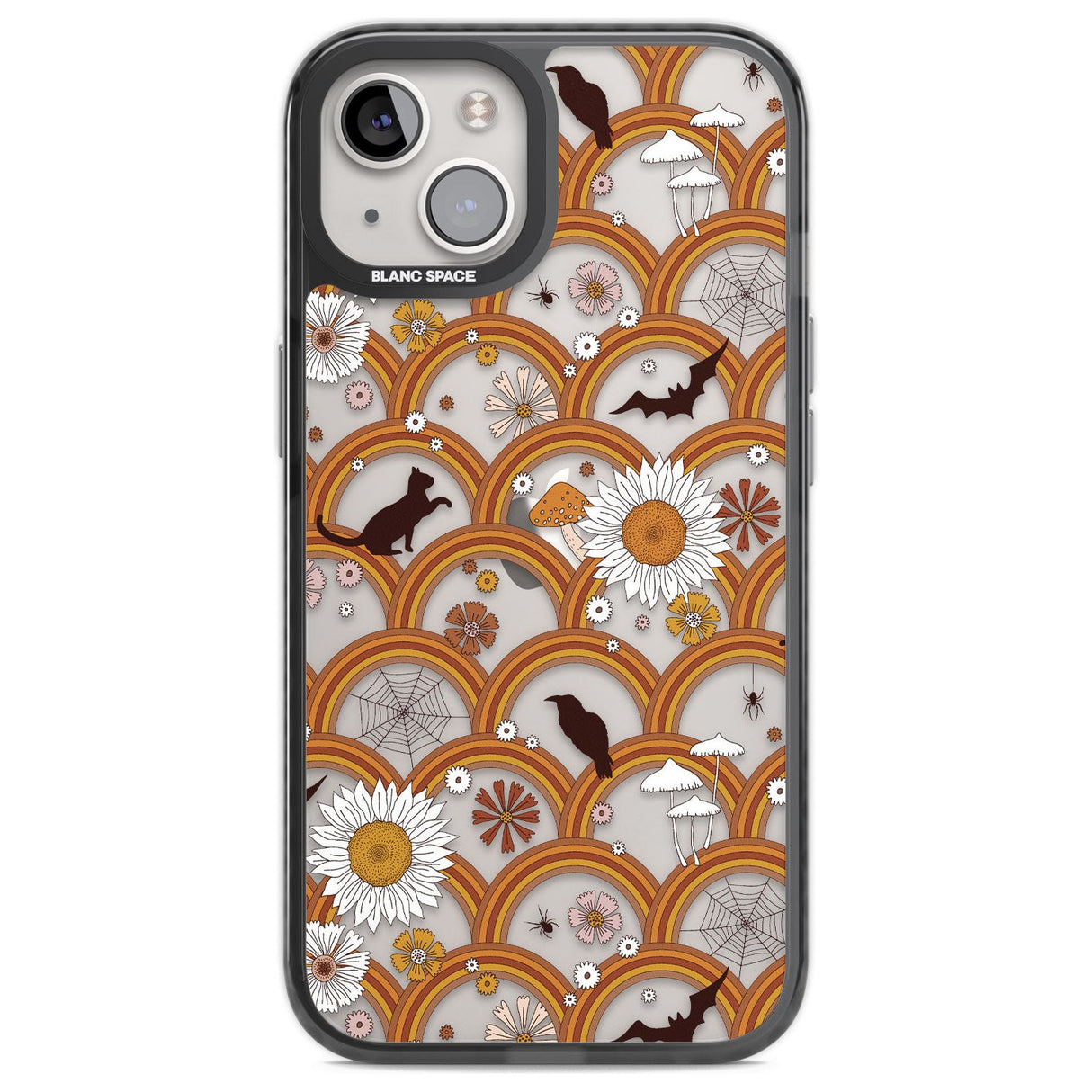 Halloween Skulls and FlowersPhone Case for iPhone 14