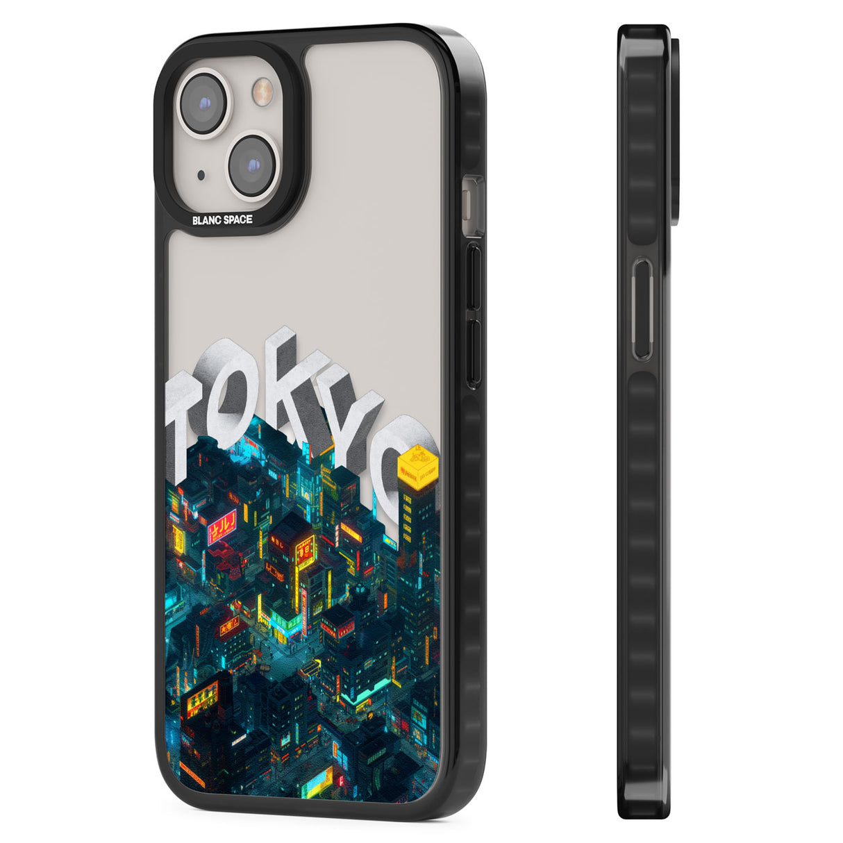 Tokyo Black Impact Phone Case for iPhone 13, iPhone 14, iPhone 15