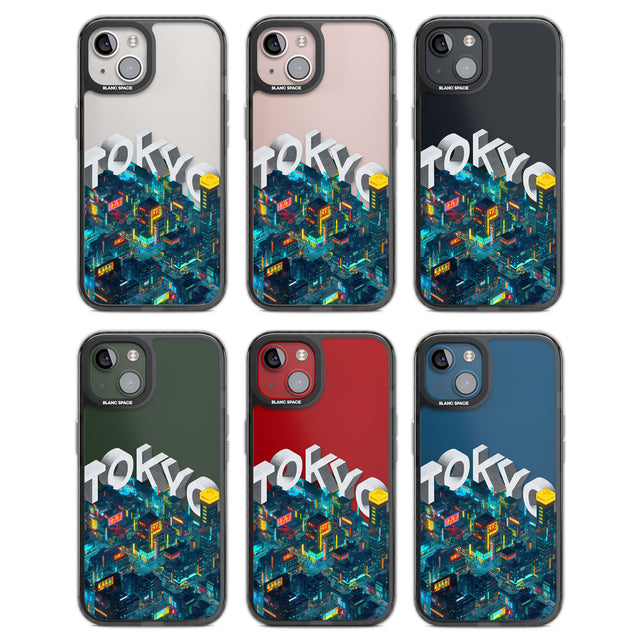 Tokyo Black Impact Phone Case for iPhone 13, iPhone 14, iPhone 15