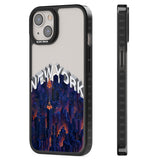 New York City Black Impact Phone Case for iPhone 13, iPhone 14, iPhone 15