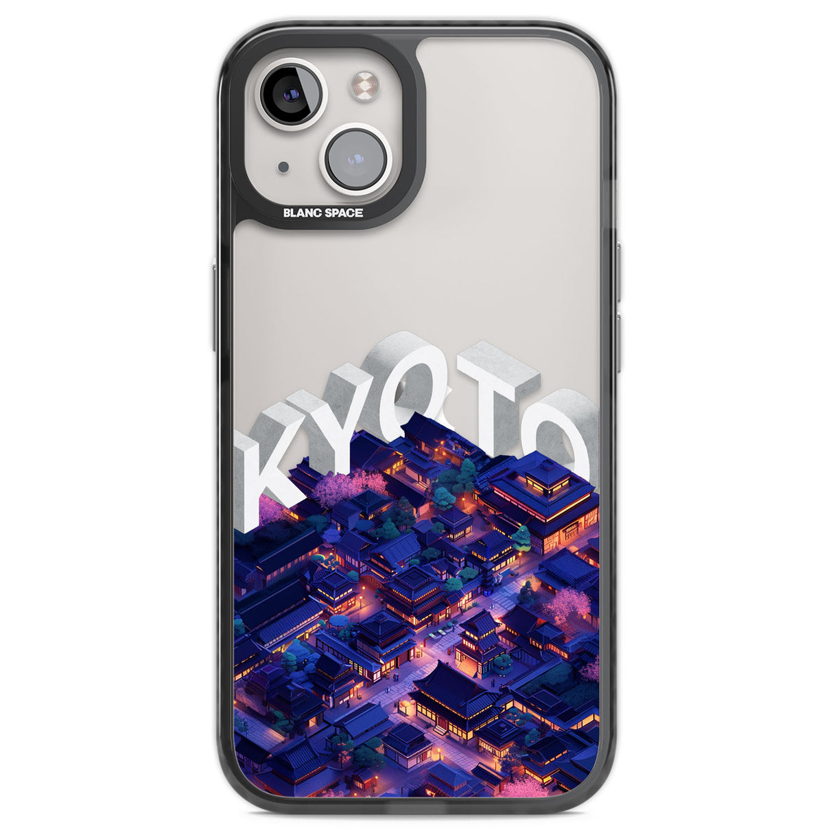 Kyoto Black Impact Phone Case for iPhone 13, iPhone 14, iPhone 15
