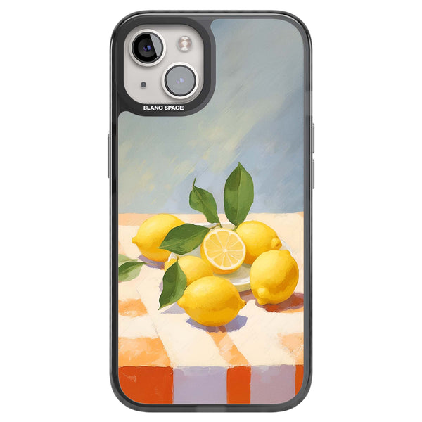 Lemons on Checkered Cloth