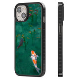 Koi Fish Black Impact Phone Case for iPhone 13, iPhone 14, iPhone 15