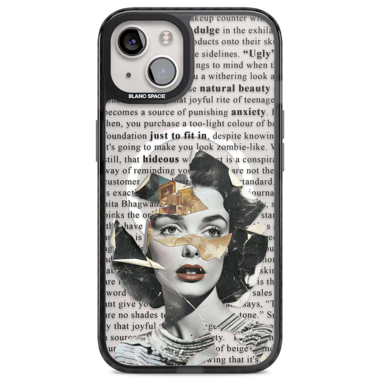 Beauty is Within Magsafe Black Impact Phone Case for iPhone 13, iPhone 14, iPhone 15