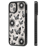 Butterflies & Suns Magsafe Black Impact Phone Case for iPhone 13, iPhone 14, iPhone 15