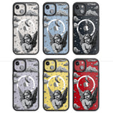 Celestial Cherub Magsafe Black Impact Phone Case for iPhone 13, iPhone 14, iPhone 15