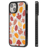 Autumn Leaves Magsafe Black Impact Phone Case for iPhone 13, iPhone 14, iPhone 15