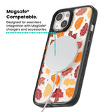 Autumn Leaves Magsafe Black Impact Phone Case for iPhone 13, iPhone 14, iPhone 15