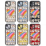 Groovy Love Magsafe Black Impact Phone Case for iPhone 13, iPhone 14, iPhone 15