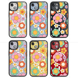 Groovy Blossoms Magsafe Black Impact Phone Case for iPhone 13, iPhone 14, iPhone 15