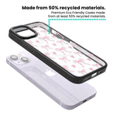 Pink Bows & Hearts Magsafe Black Impact Phone Case for iPhone 13, iPhone 14, iPhone 15