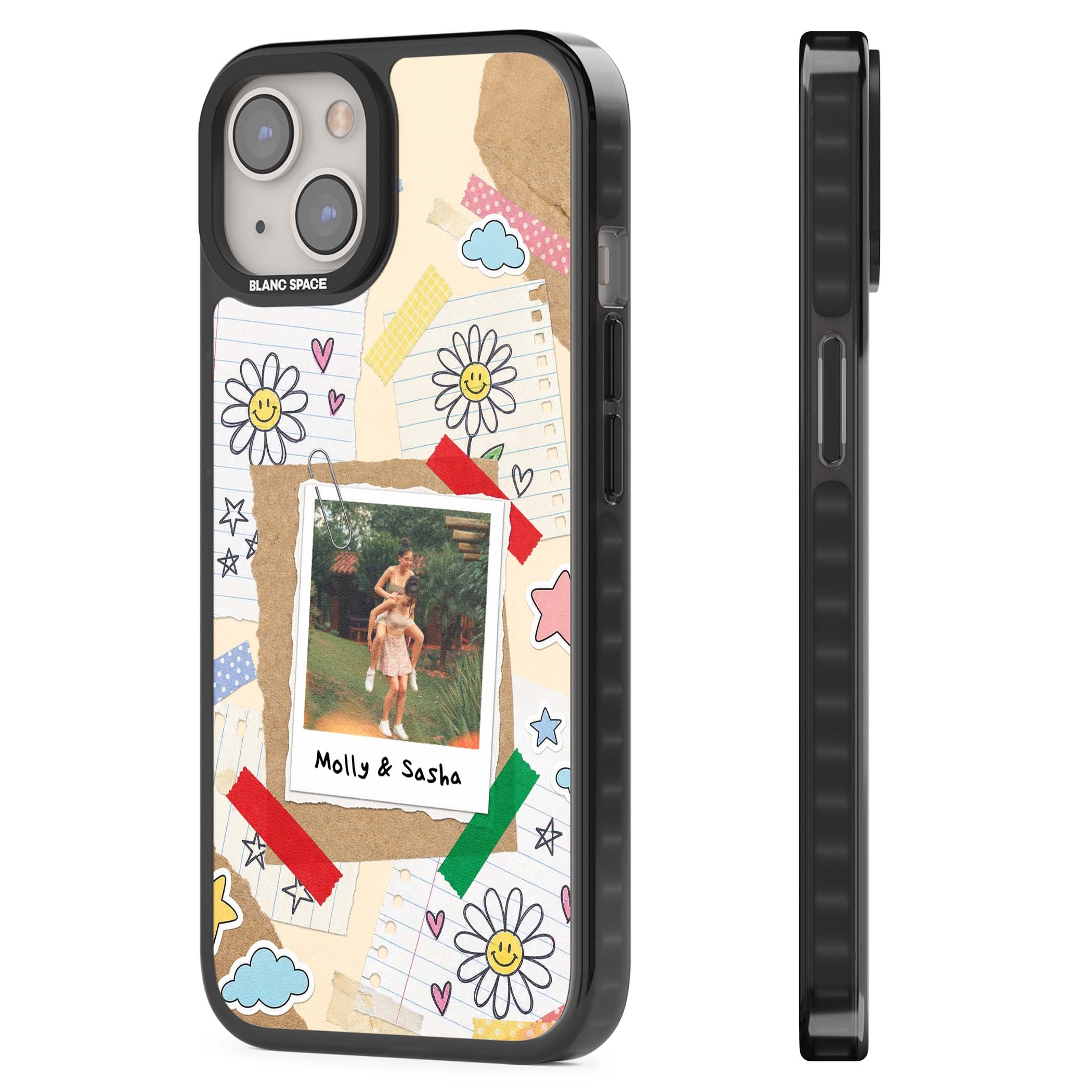 Scrapbook Photo coquette iPhone case | Black Impact Magsafe case for iPhone 13, iPhone 14, iPhone 15