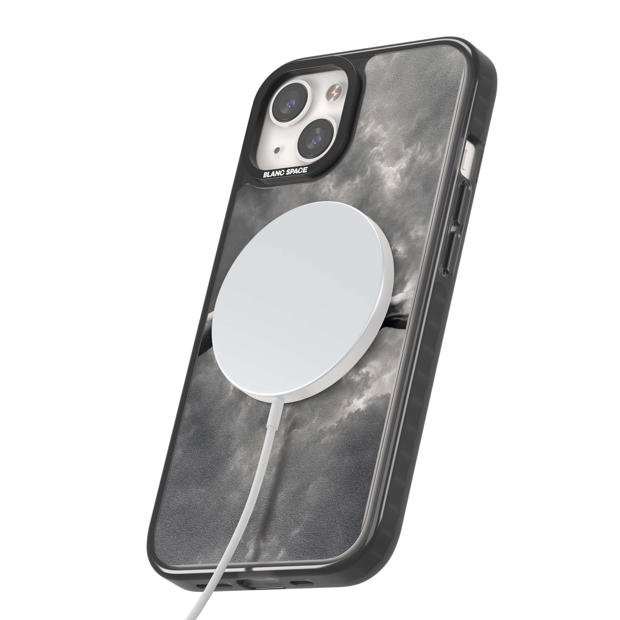 Creation art iPhone case | Black Impact Magsafe case for iPhone 13, iPhone 14, iPhone 15