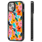 Floral Fiesta Magsafe Black Impact Phone Case for iPhone 13, iPhone 14, iPhone 15