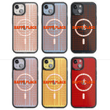 Happy Place (Orange) Magsafe Black Impact Phone Case for iPhone 13, iPhone 14, iPhone 15