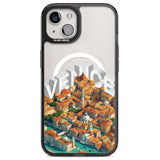 Venice Magsafe Black Impact Phone Case for iPhone 13, iPhone 14, iPhone 15